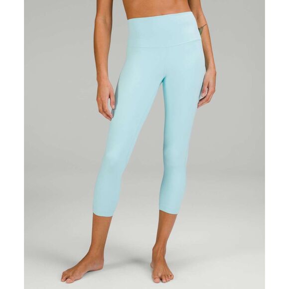 lululemon Align HR Crop 23" Icing Blue Size 12 - Picture 1 of 8